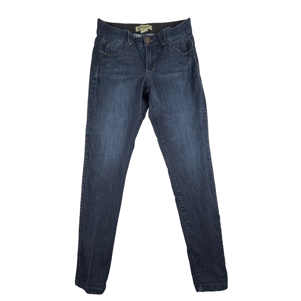 Democracy Ab Solution Skinny Jeans Stretch Y2K Women 8 Dark Wash